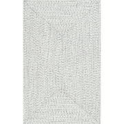 nuLOOM Wynn Braided Indoor/Outdoor Ivory 2' x 3' Casual Area Rug